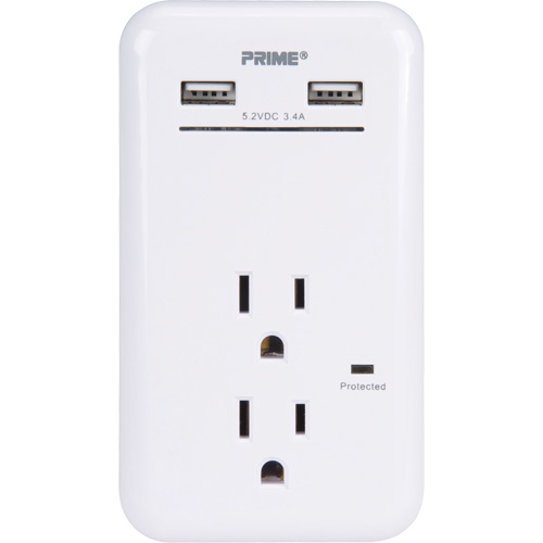 Chargeur USB Prime avec protection contre la surtension Distribution Industrielle GC