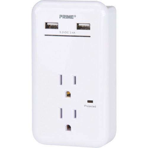 Chargeur USB Prime avec protection contre la surtension Distribution Industrielle GC