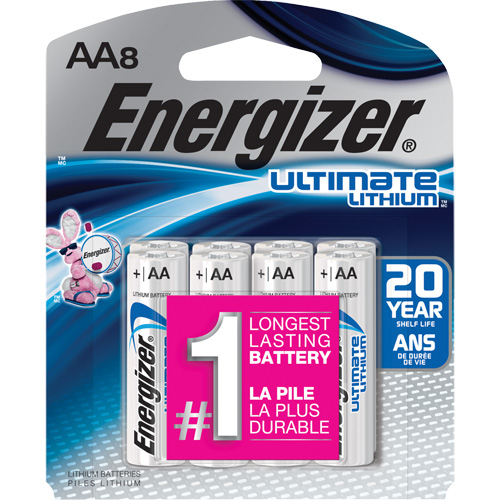 Batteries au lithium Ultimate, AA, 1,5 V Distribution Industrielle GC