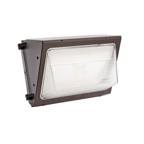 Wall Pack, LED, 120-277 V, 75 W, 9.29" H x 7.13" W x 13.4" D Distribution Industrielle GC