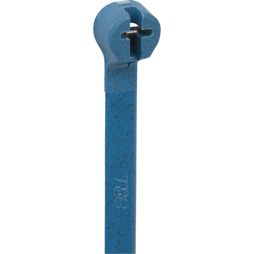 Attache-c&acirc;ble d&eacute;tectable, Longueur 7-4/13", R&eacute;sistance &agrave; la traction 50 lb, Bleu Distribution Industrielle GC