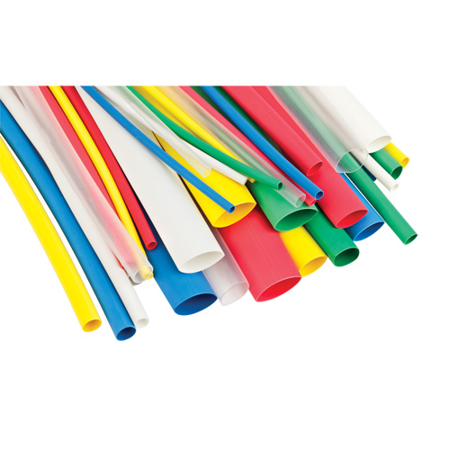 Tube thermor&eacute;tractable, Paroi mince, 1/2', 0,25" (6,35mm) - 0,25" (6,35mm) Distribution Industrielle GC