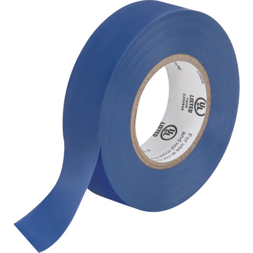 Ruban isolant, 19 mm (3/4") x 18 m (60'), Bleu, 7 mils Distribution Industrielle GC