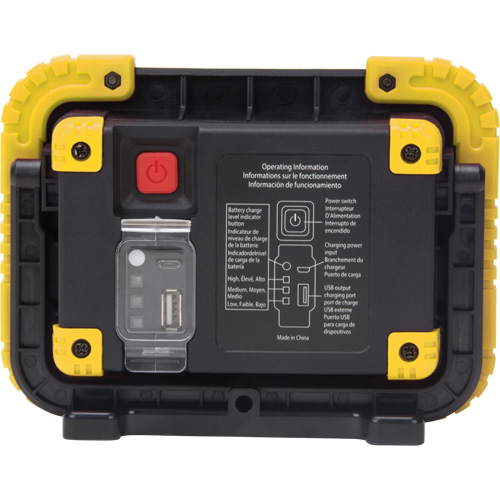 Lampe de travail portative, DEL, 10 W, 1000 lumens, Boîtier en Plastique Distribution Industrielle GC