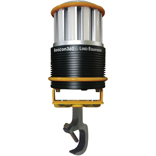 Beacon360 GO Portable Work Light with Clamp Mount, LED, 45 W, 6000 Lumens, Aluminum Housing Distribution Industrielle GC
