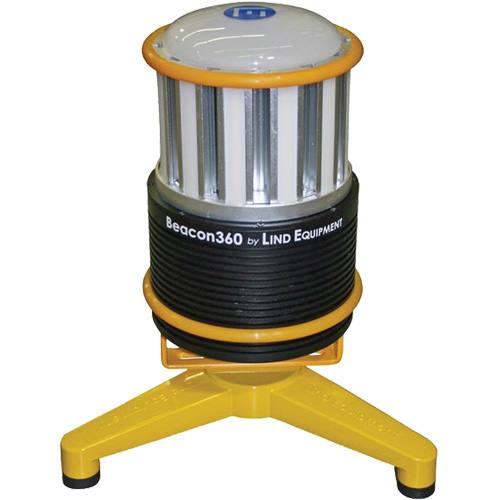 Beacon360 GO Portable Work Light with Floor Stand, LED, 45 W, 6000 Lumens, Aluminum Housing Distribution Industrielle GC