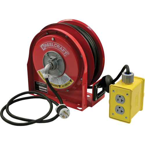 D&eacute;vidoir de cordon compact de qualit&eacute; 3000, 30', SJTO, Calibre de 12, 20 A Distribution Industrielle GC