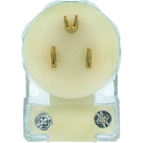 Prise de rallonge &agrave; angle de qualit&eacute; hospitali&egrave;re, Nylon, 15 A, 125 V Distribution Industrielle GC