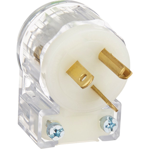 Prise de rallonge &agrave; angle de qualit&eacute; hospitali&egrave;re, Nylon, 20 A, 250 V Distribution Industrielle GC