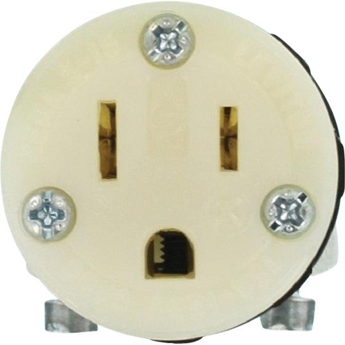 Hospital Grade Extension Plug Connector, 5-15R, Nylon Distribution Industrielle GC