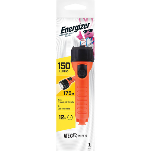 Lampe de poche portative Intrinsically Safe, DEL, 150 lumens, Piles AA Distribution Industrielle GC