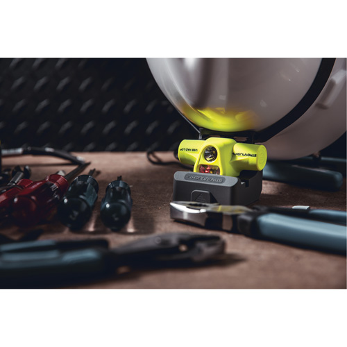 Lampe frontale &agrave; s&eacute;curit&eacute; intrins&egrave;que HAZ-LO USB, DEL, 250 lumens, 7 hres de fonctionnement, piles Rechargeable Distribution Industrielle GC