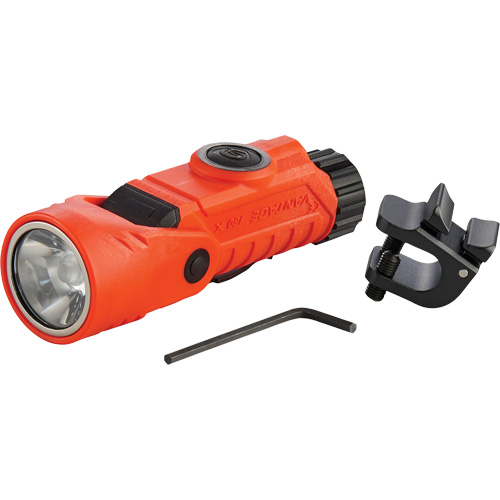 Vantage&reg; 180 X Multi-Fuel Helmet/Right Angle Flashlight, LED, Rechargeable/CR123A Batteries, Nylon Polymer Distribution Industrielle GC