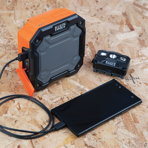 Haut-parleur Bluetooth avec aimant et crochet (outil seulement), Lithium-ion Distribution Industrielle GC