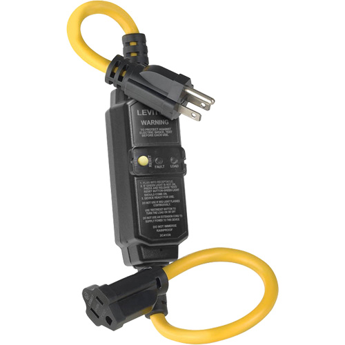 Ensemble DDFT &agrave; r&eacute;armement automatique et auto-test, 120 V, 15 A, Cordon de 2' Distribution Industrielle GC