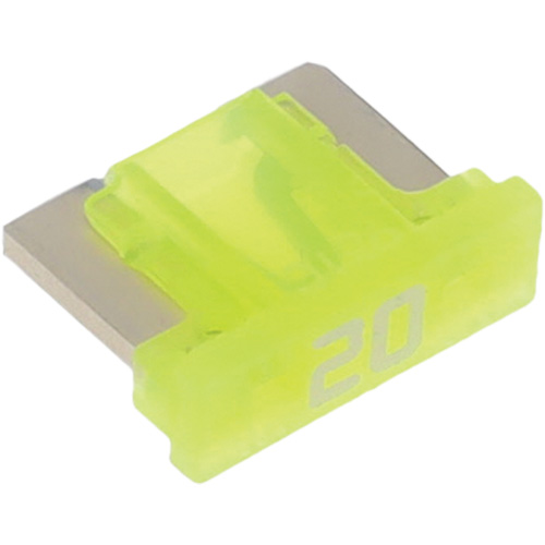 Fusible &agrave; lames pour automobiles LP de la s&eacute;rie MINI, Cartouche, 20 A, 58 V Distribution Industrielle GC