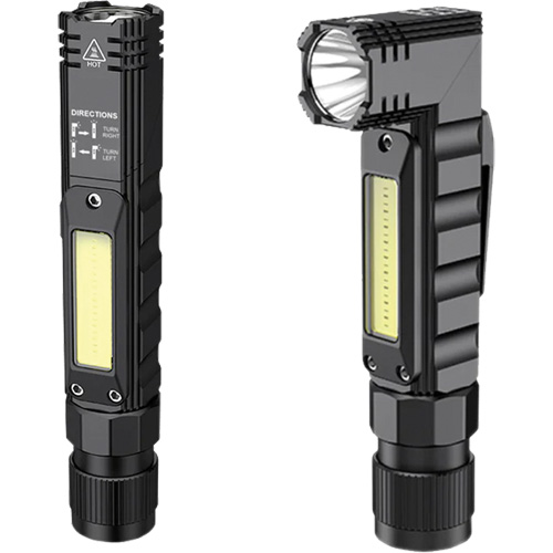 Baladeuse multifonctionnelle, DEL, 500 lumens, Piles Rechargeable Distribution Industrielle GC