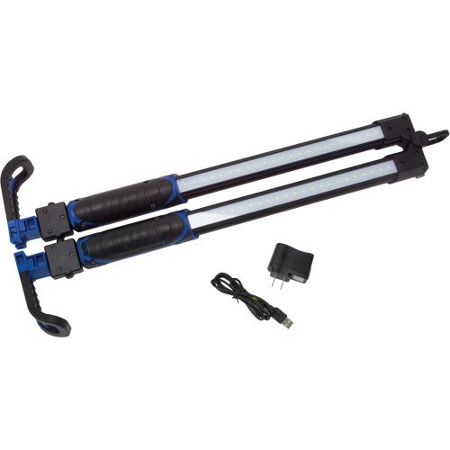 Foldable Underhood Work Light, Hook, Rechargeable, 1400 Lumens Distribution Industrielle GC