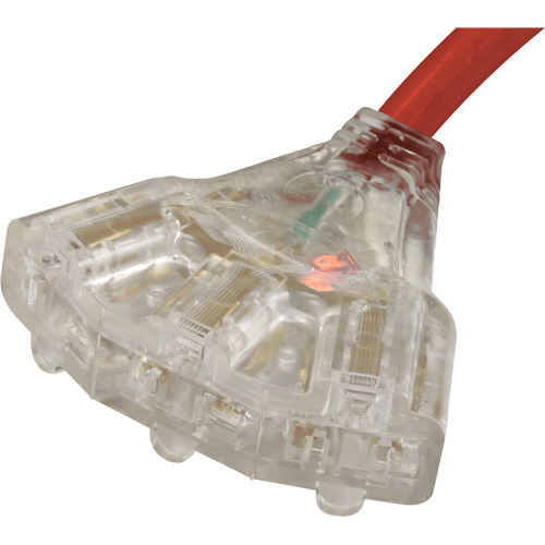 Generator Extension Cord with Tritap, STW, 10 AWG, 3 Outlet(s), 25' Distribution Industrielle GC