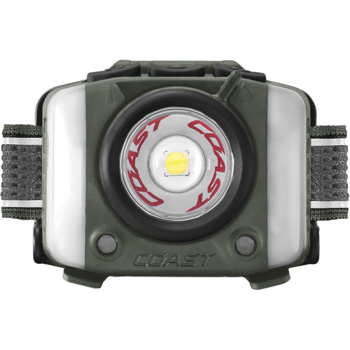 Lampe frontale FL97R &agrave; trois couleurs avec syst&egrave;me Twist Focus et commande vocale, DEL, 830 lumens, 2 hres de fonctionnement, piles Rechargeable Distribution Industrielle GC