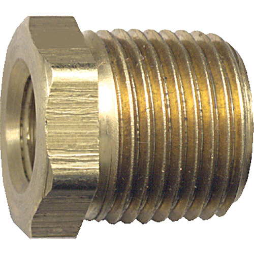 R&eacute;duction m&acirc;le-femelle pour tuyau, 1/8" x 1/2", NPT x FPT, Laiton Distribution Industrielle GC