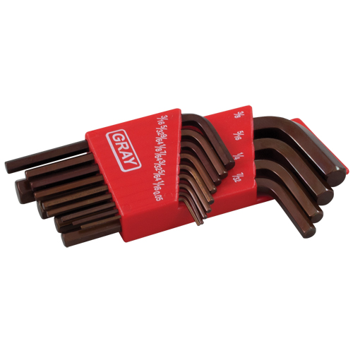 Short Arm Hex Key Set, 13 Pcs., Imperial Distribution Industrielle GC