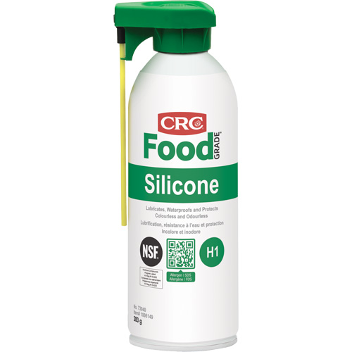 Lubrifiants au silicone pour la transformation alimentaire, Canette a&eacute;rosol Distribution Industrielle GC