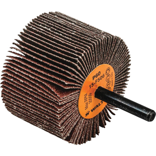 Coolcut Flap Wheel, Aluminum Oxide, 60 Grit, 2-1/2" x 1-1/2" x 1/4" Distribution Industrielle GC