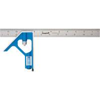&eacute;querre combin&eacute;e True Blue, 12" lo, 1/16" Graduations, Acier, Ordinaire Distribution Industrielle GC