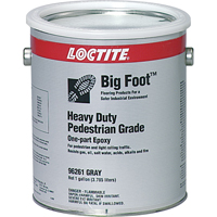 Rev&ecirc;tement antid&eacute;rapant robuste pour plancher Big Foot de calibre pi&eacute;ton, 1 gal., &eacute;poxy, Gris Distribution Industrielle GC