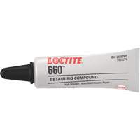 Compos&eacute; de retenue pour r&eacute;paration ajust&eacute; &agrave; la presse Quick Metal 660, 6 ml, Tube, Argent Distribution Industrielle GC