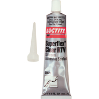 Superflex RTV Silicone Adhesive Sealant, Tube, Clear Distribution Industrielle GC