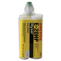 Adh&eacute;sifs structuraux &agrave; s&eacute;chage rapide E-20P, 200 ml, Cartouche double, Deux composants, Blanc Distribution Industrielle GC