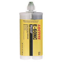 Adh&eacute;sifs structuraux non corrosifs pour les composants &eacute;lectriques E-60NC, 400 ml, Cartouche double, Deux composants, Noir Distribution Industrielle GC