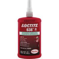 Compos&eacute; de retenue Loctite 638, 250 ml, Bouteille, Vert Distribution Industrielle GC