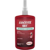 Compos&eacute; de retenue Loctite 661, 250 ml, Bouteille, Jaune Distribution Industrielle GC