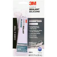 Marine Grade Silicone Sealant, 3 oz., Tube, Clear Distribution Industrielle GC