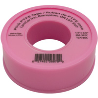 Teflon&reg; Tape, 520" L x 1/2" W, Pink Distribution Industrielle GC