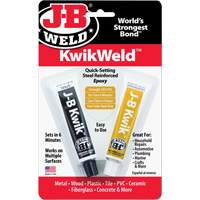 KwikWeld Epoxy, Two-Part, Tube, 2 oz., Grey Distribution Industrielle GC