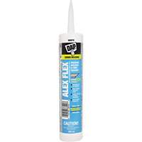 Alex Flex&reg; Premium Molding & Trim Acrylic Latex Siliconized Sealant, 300 ml, Cartridge, White Distribution Industrielle GC