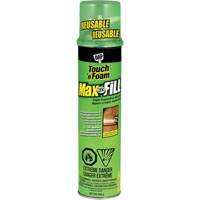Touch 'n Foam&reg; Max Fill Triple Expanding Sealant, 566 g, Aerosol Can, Cream Distribution Industrielle GC