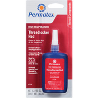 Adh&eacute;sif frein-filet pour temp&eacute;ratures &eacute;lev&eacute;es, Rouge, &eacute;lev&eacute;, 36 ml, Bouteille Distribution Industrielle GC