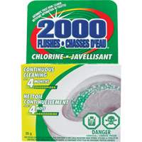 D&eacute;tergent pour cuvette de toilette 2000 Flushes avec agent de blanchiement, 35 g, Tampon Distribution Industrielle GC