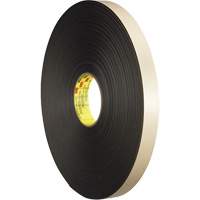 Double-Coated Foam Tape, 66 m (216') L x 12.7 mm (1/2") W, 31 mils, Polyethylene Distribution Industrielle GC