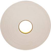Double-Coated Foam Tape, 66 m (216') L x 12.7 mm (1/2") W, 31 mils, Polyethylene Distribution Industrielle GC