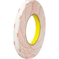 Ruban double face en textile 9456, 25,4 mm (1") x 66 m (216'), Transparent Distribution Industrielle GC