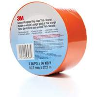 764 General-Purpose Vinyl Tape, 50.8 mm (2") W x 32.9 m (108') L, 5 mils, Orange Distribution Industrielle GC
