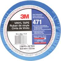 471 Vinyl Tape, 50.8 mm (2") W x 32.9 m (108') L, 5.2 mils, Blue Distribution Industrielle GC