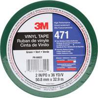 471 Vinyl Tape, 50.8 mm (2") W x 32.9 m (108') L, 5.2 mils, Green Distribution Industrielle GC
