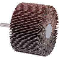 Mounted Flap Wheel, A80 Grit, 3" x 2" x 1/4" Distribution Industrielle GC